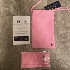 Pink POLO reusable child mask